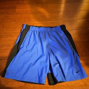 nike dark blue gym shorts